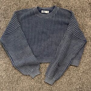 Hollister Blue Knit Women's Sweater M